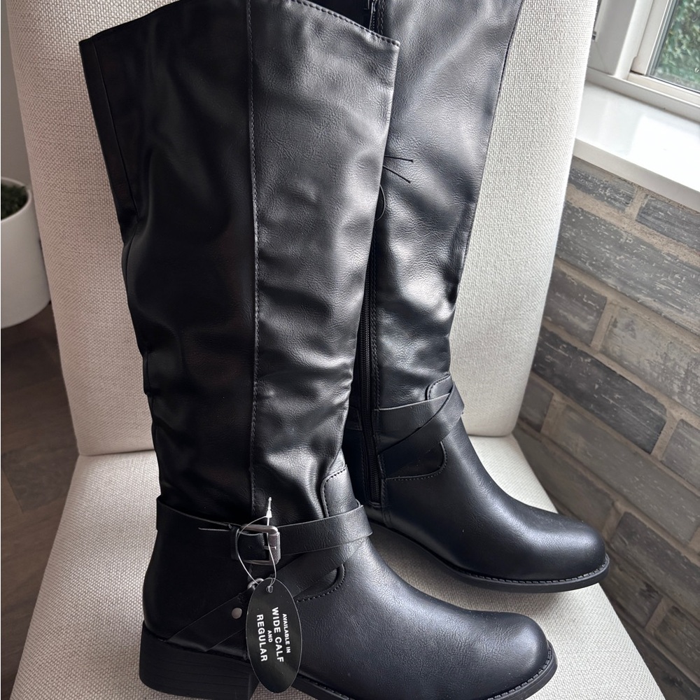 Women’s Style & Co. brand new black riding boots